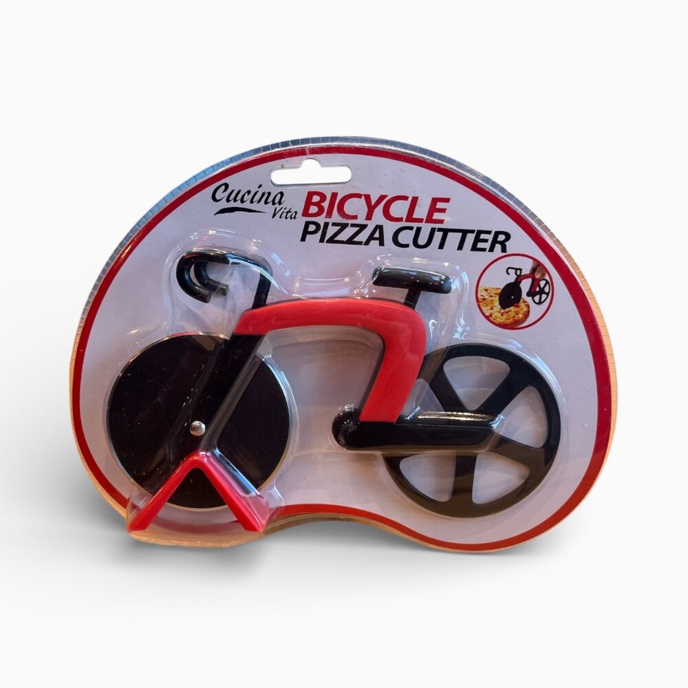 PIZZA CUTTER WHEEL Bicycle Shaped Cucina Vita Brand NEW in Package